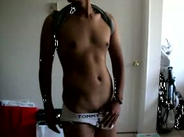 CUTE ASIAN GAY TWINK shows everything